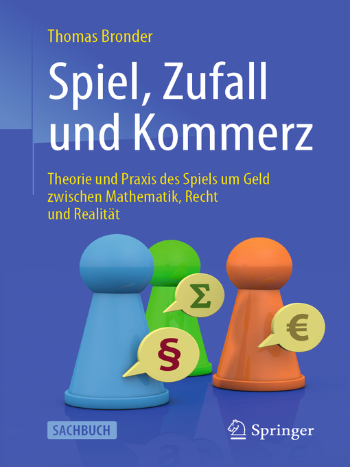 Title details for Spiel, Zufall und Kommerz by Thomas Bronder - Available